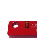 Heavy Duty Magnetic Sheave Alignment Laser With Knockout Precision Red Beam For Zero Sweat Pulley Setup to visualize alignment.