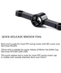 Quick-release wrench tool for 20Pcs M5 Motor Screw Nut Flange Set with Propeller Adapters for RC FPV Racing Drones Motors