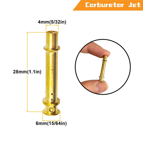 Pro Grade Carburetor Jet Kit For Predator And Coleman Engines 196cc 212cc 224cc 301cc 420cc with Emulsion Tube detail