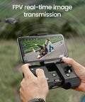 Remote control showing FPV real-time image transmission from Foldable FPV Drone With 1080P Camera For Beginners And Kids Gesture Control