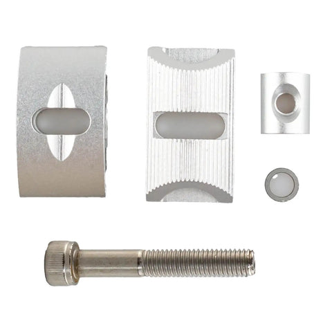 Lightweight Aluminum Alloy Seatpost Clamp For Mountain Bikes Keeps Your Seat Rock Solid On The Tube Easy Tighten Replacement Part