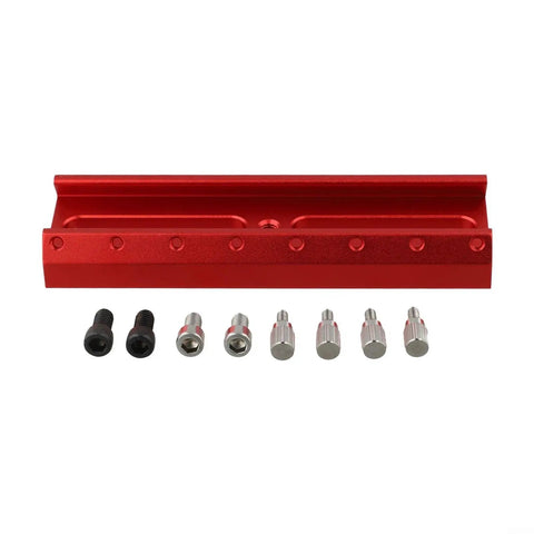 Red Aluminum Telescope Dovetail Plate With Adjustable Extension Slot Finder Base Mount For Guiding System Lightweight Mounting Rail For Astronomy Enthusiasts 150mm with screws