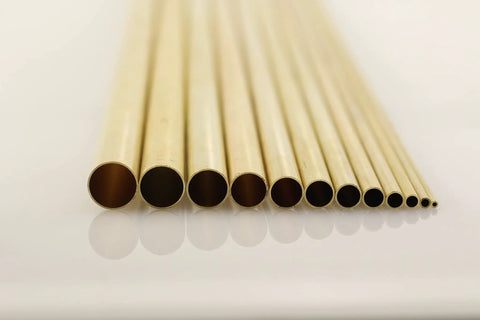 Aluminum Telescopic Tubing Assortment Set With 12 Tubes From One Sixteenth To Thirteen Thirty Second Inch OD 12 Inch Length Point Zero One Four Inch Wall Great For DIY Projects Handy Folks And Model Builders Made In USA
