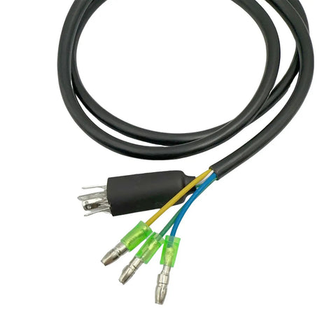 Ebike Hub Motor Connector Extension Cable 9 Pin 80cm Waterproof Male Plug And Play Hall Sensor Enabled Electric Bicycle Motor Adapter