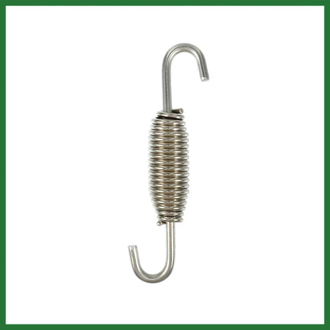 Universal Stainless Steel Motorcycle Muffler Exhaust Pipe Spring Set 68mm 2.68 Inch Fits Most Motorcycles And ATVs Durable Silver Tone