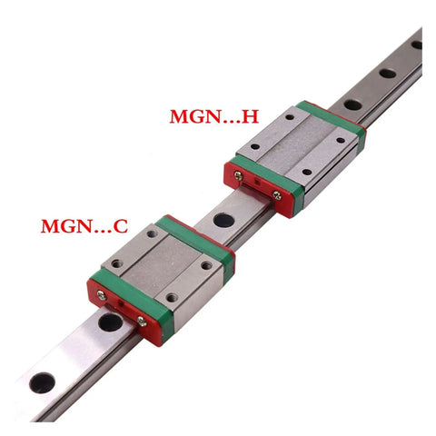 High Precision MGN9H Linear Guide Rail Kit With Miniature Slide For Smooth Machine Motion Low Friction And Easy Install For DIY Projects And CNC Builds That Need Ultra Stable Tracking, MGN9H rail with two carriages