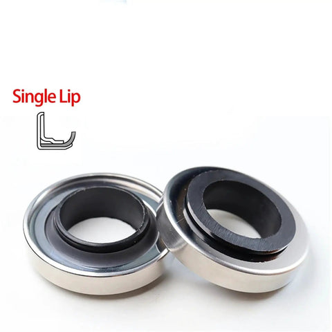 Heavy Duty PTFE Skeleton Oil Seal For High Speed Rotary Equipment Featuring A Single Lip Design and Stainless Steel Core