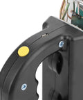 Close-up of the handle on Heavy Duty Stainless Steel Electric Beekeeping Smoker With Heat Shield For Hive Gear