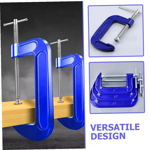 4 Inch Thickened Metal C Clamp With Quick Release For DIYers And Home Improvement Projects Heavy Duty G Clamp Workholding Tool