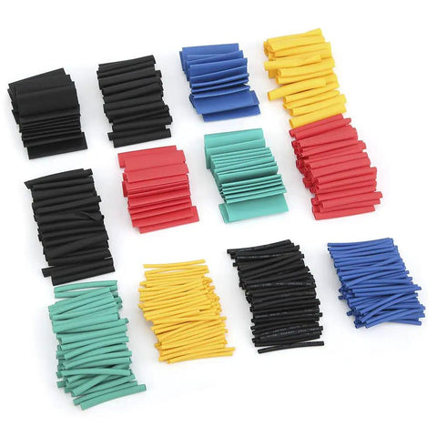 Premium Heat Shrink Tube Cable Sleeves Retractable Kit 530PCs Wire Insulation For Automotive Marine And DIY Projects Lightweight Durable Electrical Wiring Essentials, assorted colors