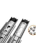 Heavy Duty Full Extension Drawer Slides Side Mount 12 to 40 Inch Adjustable Glides With Detachable Quick Release Latches close-up