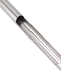 Close-up of Stainless Steel Soil Sampler Probe with opening for core sampling, made of durable 304 stainless steel for accurate soil tests.
