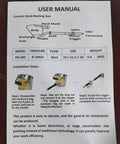User manual for Beefy Stucco Sprayer For Walls And Plaster, including assembly instructions and product specifications.