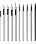 10 Pack Leather Hole Punch Set 0.5mm To 3.5mm Hollow Punches For Leather Crafting Watch Bands and More, Pro Grade Carbon Steel