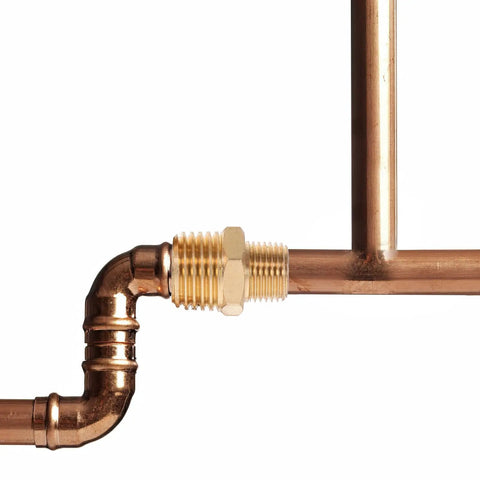 Nusitou 6-Piece Copper Hose Repair Kit With Sturdy Pipe Fittings And Pex Connectors For Fast Plumber Fixes Without Tools At Home Or Outdoors, copper pipe elbow fitting