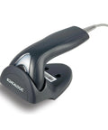 TD1100 65 Lite 1D Barcode Scanner Kit Plug and Play USB Black for Retail and Inventory, angled view