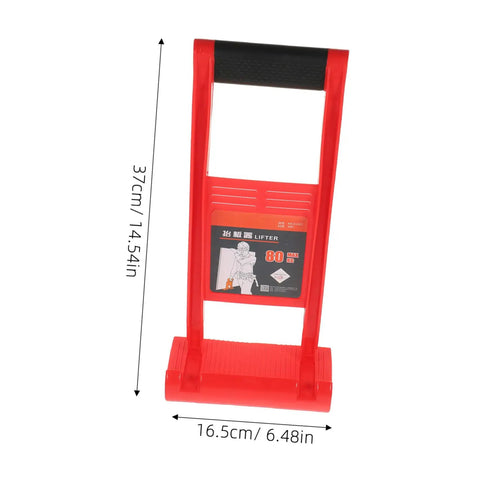 Heavy Duty Drywall Carrier With Grooved Brace And Slip Resistant Abs Handle For Plasterboard, Gypsum Sheets, Plywood Panels