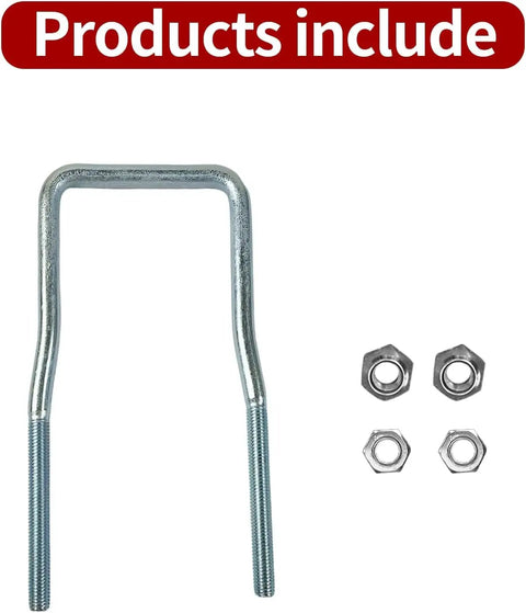 Trailer Spare Tire Mount For Utility Trailers And Boats U Bolt Carrier Holder Side Mount with U-bolt and hex nuts