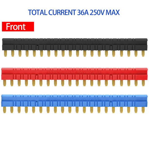General Purpose Electromagnetic Relay Jumper Set For Socket HF41F-1Z-C2 Screw Terminal Connector Short Link Wires 3 Pack