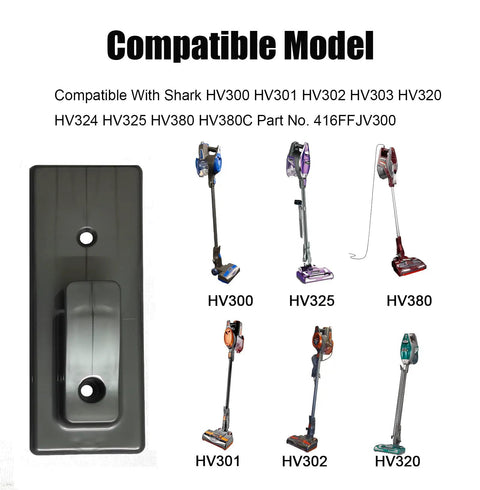 Wall Mount Hanger Hook For Vacuum Models HV300 HV301 HV302 HV303 HV305 HV306 HV310 HV320 HV321 HV322 HV324 HV325 HV371 UV422 UV425 UV450 NR96 240FFJV300 No Fuss Install With Two Screws Heavy Duty Wall Bracket Keeps Your Vacuum Off The Floor