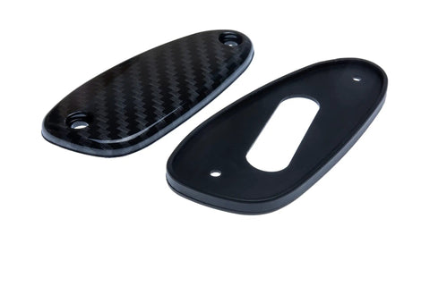 Carbon Fiber Look Antenna Block Off Delete Plate Cover Kit With Rubber Gasket For Honda Civic EG6 CX DX Si 1996 2000 JDM Style