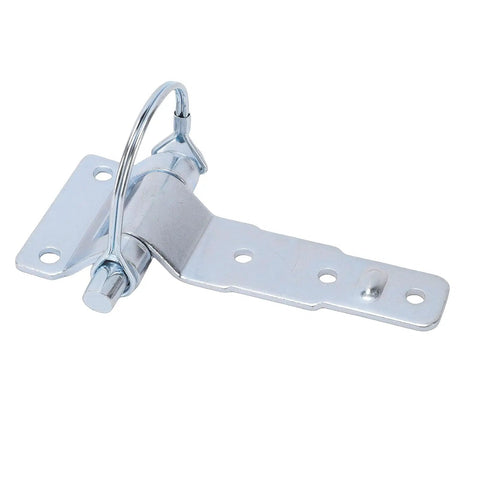Heavy Duty Detachable Steel Trailer Door Hinges With Zinc Plating Rock Solid Rust Proof close-up of hinge with mounting plate