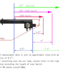 12G CO2 To PCP Regulated Conversion Kit For Crosman Pistols 1377 2240 1322 2250 Aluminum Alloy Body Leak Tight At 4500 PSI