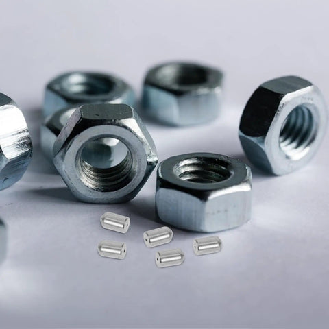 20 Pack Stainless Steel Ball Catch Door Hardware With Smooth Design And Precise Positioning, nuts and ball plungers shown