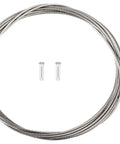 Slick Stainless Steel Bike Shift Cables Set With Cable Tips 2.3 Meter Length 1.1mm Wire And 1.2mm Tips Fits SRAM And Shimano Shifters