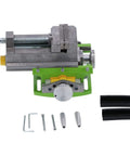 Built Like A Tank Heavy Duty 3 Inch Drill Press Vise Cross Slide with solid aluminum base and components visible.