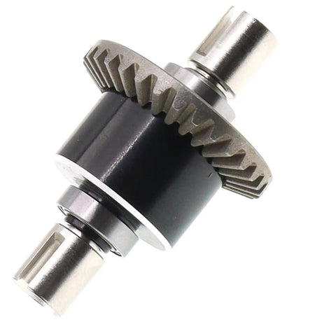 2Pcs Metal Front And Rear Differential Gear Set For WLtoys 1 14 144010 144001 144002 And 1 12 124016 124017 124018 124019 RC Cars CNC