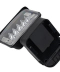 18V Cordless LED Work Light 30W High Lumen Floodlight with zinc alloy lamp head and ABS+PC housing, showcasing LED chips.