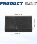High Purity Graphite Block 25x15x5mm Plate Pack Of 5 For Melting Casting And Electrolysis showing dimensions