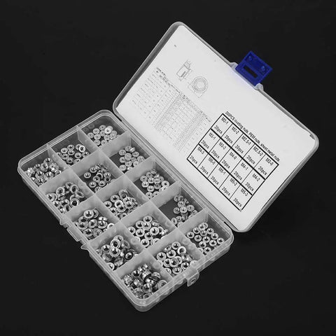 Pro Grade Self Clinching Nuts Kit With M2 M3 M4 M5 Stainless Steel Press Fit Fasteners And Broaching Tool in storage case