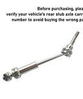 Stainless Front And Rear CVD Drive Shaft Upgrade Set For One Tenth Scale Slash VXL 4X4 Rustler VXL 4X4 Stampede VXL 4X4 Hoss VXL 4X4