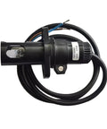 UV1 Flame Detector Accessory In Sleek Brown Finish Designed For Reliable Fire Hazard Monitoring Inside Manufacturing Plants And Vehicles Built Tough As Nails To Handle Daily Wear And Tear Without Skipping A Beat, featuring black housing and cables.