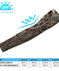 Kick Butt In The Dog Days Of Summer With Steampunk Mechanical Gear Ice Silk Arm Sleeves 45 cm long, UV protected, stretchy design.