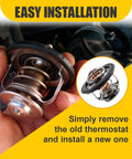 High Performance Engine Coolant Thermostat For Honda Crv Civic Crz Replaces Oem 19301 Paa 306 Rna 315 in hand for easy installation.