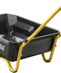 Poly Dump Cart With Foldable Handle 2-Wheel Garden Wagon 4 Cubic Feet Capacity 300 Lb Load Heavy Duty Utility Cart For Yard Work