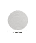Hella Smooth Reusable Stainless Steel Coffee Filter Fine Mesh 51Mm for AeroPress, featuring a dense perforated design.