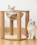 Cat scratcher with Heavy Duty 50 Foot 8mm Jute Rope For Crafts And Cat Scratcher Posts Bundling And Hanging Natural Thick Twine