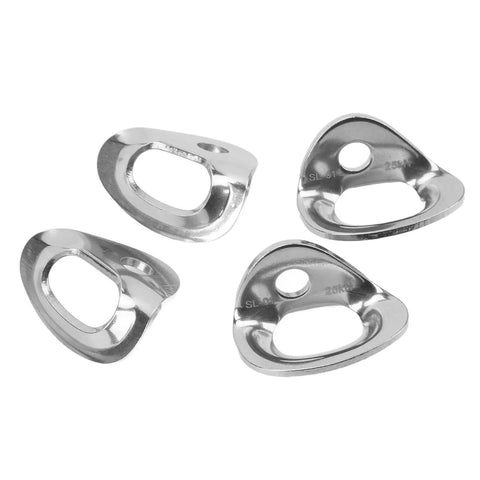 Beefed Up Heavy Duty Climbing Hangers Set Of 4 Stainless Steel Anchors for rock and concrete high load capacity
