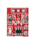 20 Pieces TTP223 Capacitive Touch Switch Modules With Self Locking And Jog Modes For Arduino Projects Maker Friendly DIY Electronics Accessory Powered From 2.5V To 5.5V Compact 15x11mm Red Button Sensor Set close-up view