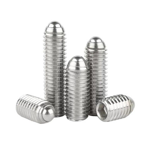 Heavy Duty 304 Stainless Steel Ball Plunger Set Screws Lock Moving Parts Dead Tight With Zero Slop High Grade Mechanical Hardware M3 To M12 Sizes Quick Swap Super Grippy, assorted sizes and shapes.