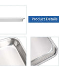 Details of Pro Grade Aluminum Baking Sheet Pan For Oven 18 Inch Long By 26 Inch Wide By 1 Inch Deep Cookie Sheet 12 Pack