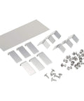 31 Inch Radiator Universal Aluminum Fan Shroud Kit With Adjustable 15-20 Inch Collar installation hardware components