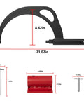 Transmission Holding Fixture Tool With Base dimensions and components display