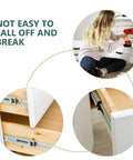 Installation of Sturdy Stainless Steel Drawer Slide Rail Set With White Plastic Glides, Cabinet Sliders And Sliding Tracks