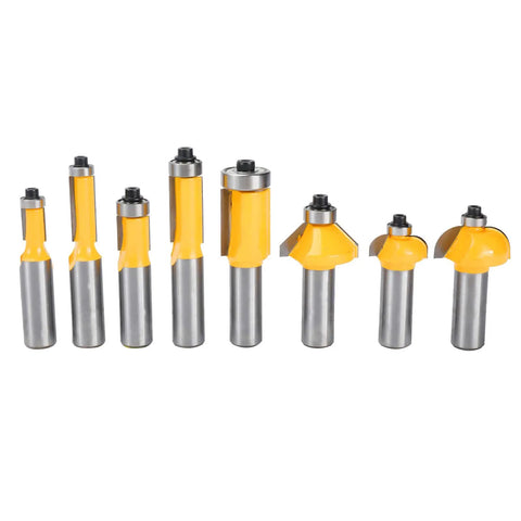 35 Piece Tungsten Carbide Router Bit Set With Half Inch Drive Shank For Doors Tables Shelves Cabinets And DIY Woodworking
