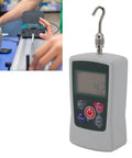 Mini Digital Force Tester 100N Push Pull Gauge With Built In Sensor, Handy Compact Meter For Quick Material Testing And Product Development, Complete Accessories Included, Great For Lab And On The Go Use, with hook